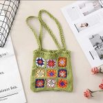 borsa a mattonelle uncinetto verde 934.jpg
