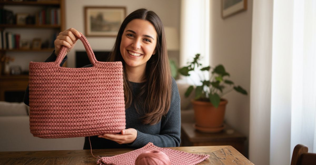 Tutorial borsa uncinetto come creare l'effetto rilievo perfetto con il punto Etrusco