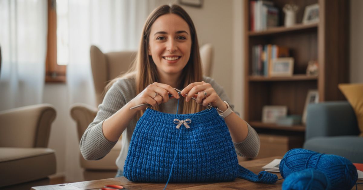 Borsa all'uncinetto fai da te il segreto del Punto Nocciolina per un risultato luxury