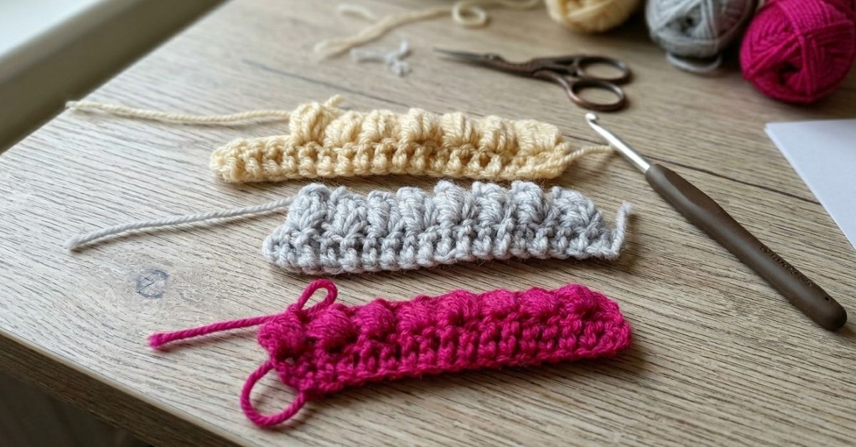Come fare il punto nocciolina a uncinetto 3 varianti facili e bellissime