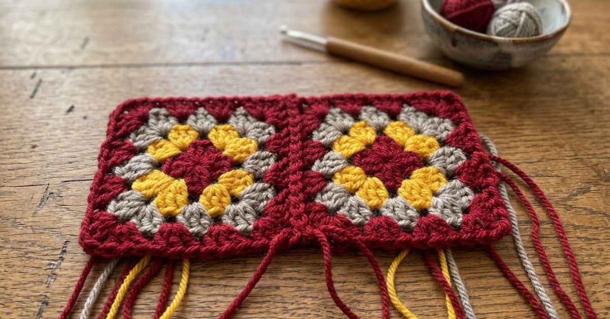 Come unire i quadrati all uncinetto il metodo più facile senza usare l'ago