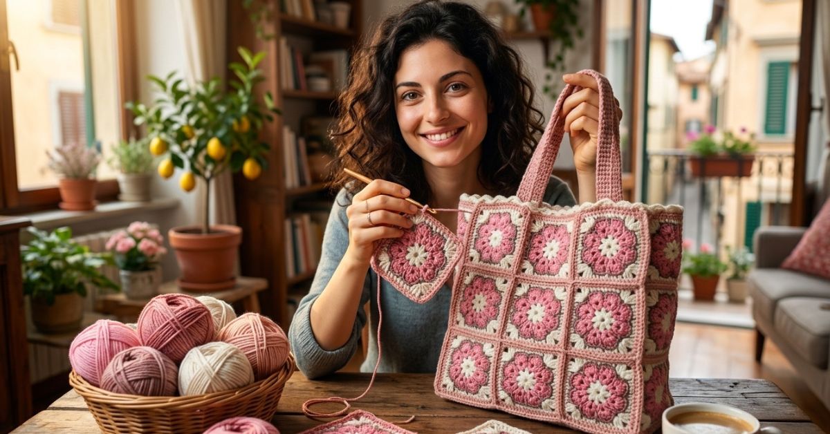 Come unire mattonelle uncinetto per borse il metodo infallibile