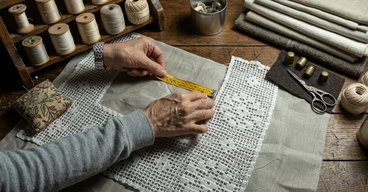 Come unire stoffa e uncinetto a guida per creare una tovaglietta perfetta