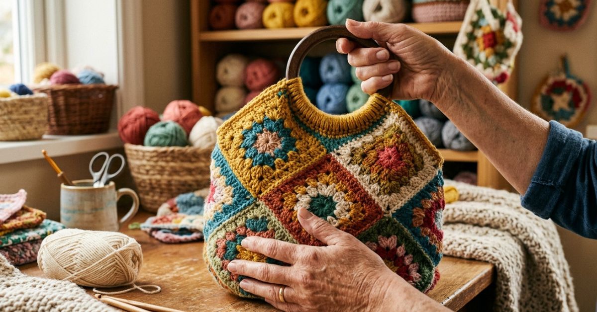 Borsa a mattonelle uncinetto tutorial idee creative per assemblare la tua borsa preferita