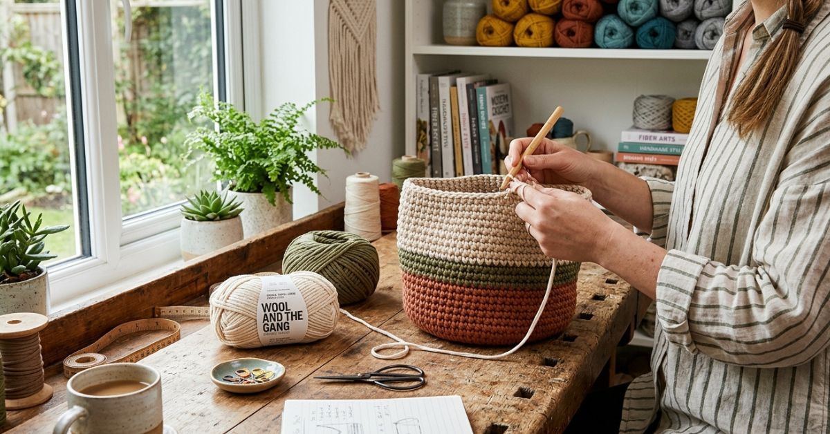 Borsa bicolore uncinetto tutorial come abbinare le tonalità giuste e cambiare filato