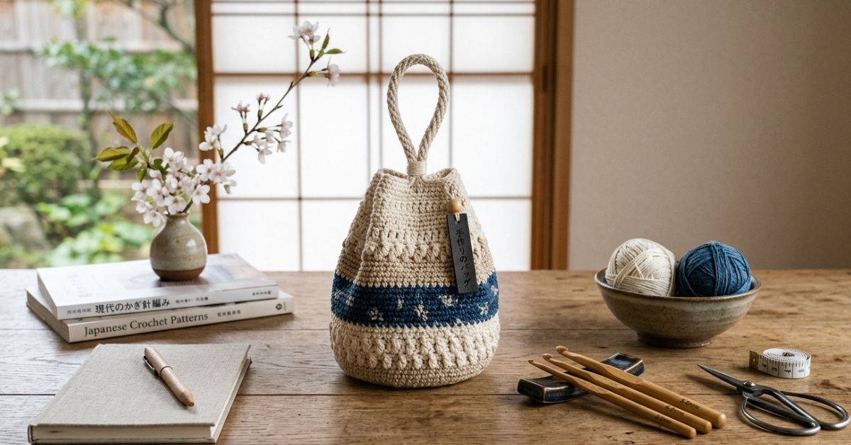 Borsa da polso uncinetto tutorial come realizzare il modello giapponese in poche mosse