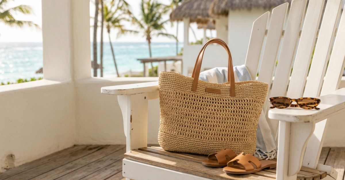 Borsa di rafia alluncinetto tutorial crea laccessorio perfetto per le vacanze al mare