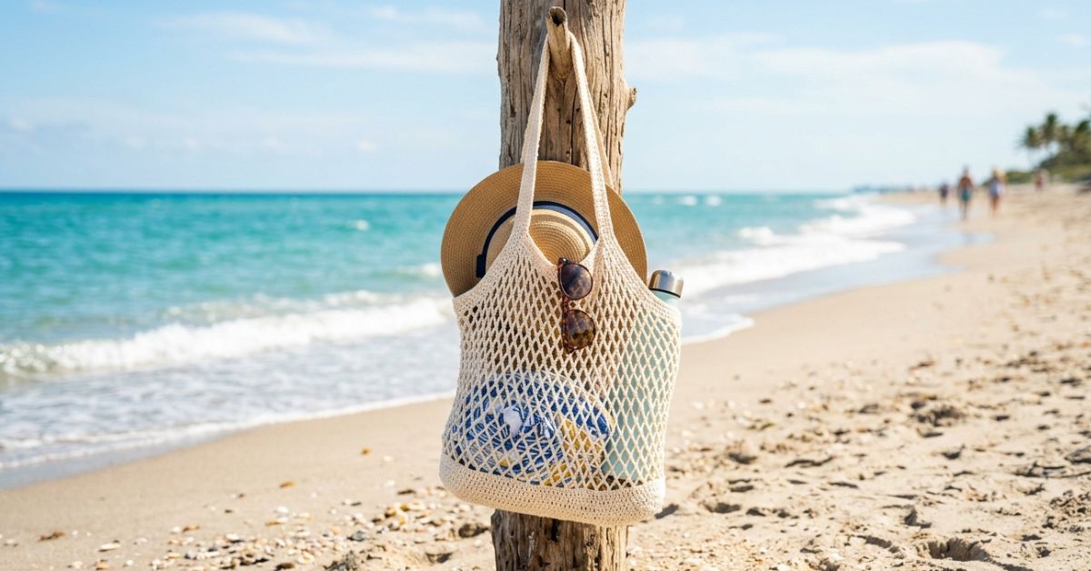 Borsa mare a rete uncinetto tutorial lo schema traforato super leggero e facile da fare