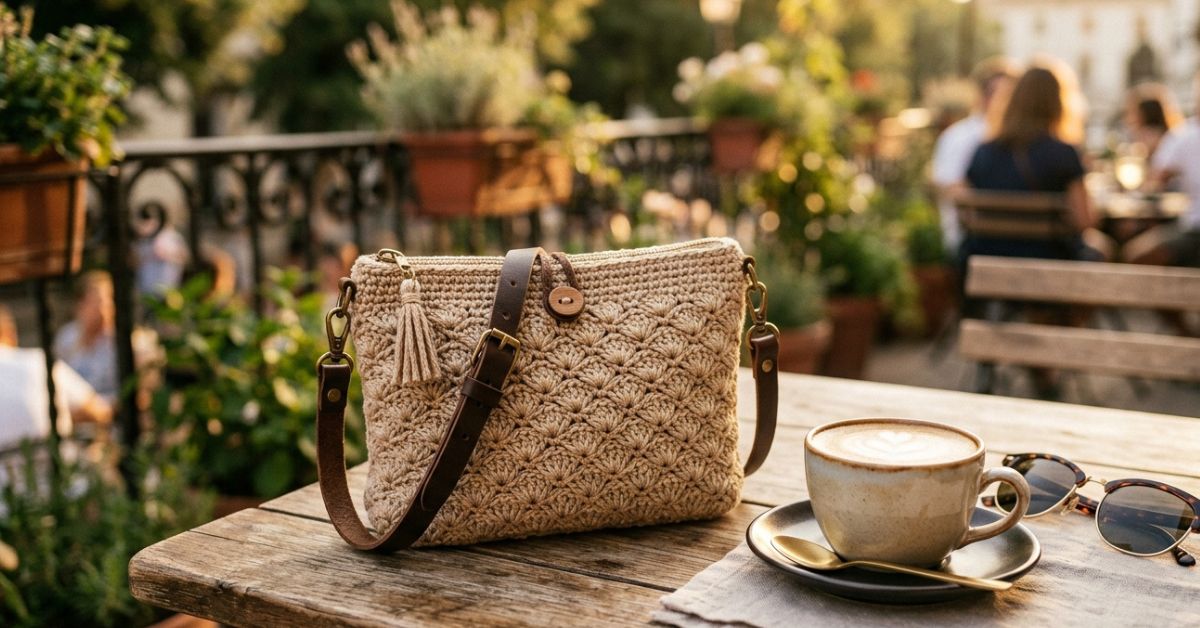 Borsa piccola tracolla uncinetto tutorial mini bag comoda ed elegante per le tue serate