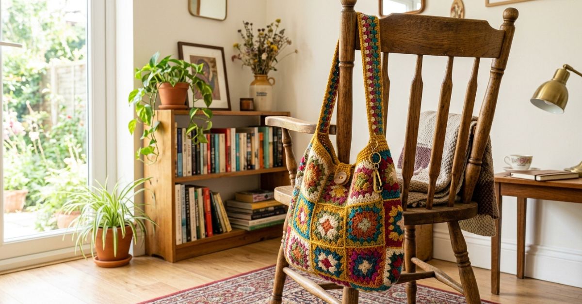 Borsa uncinetto granny tutorial lo stile retrò super colorato che conquista tutti oggi