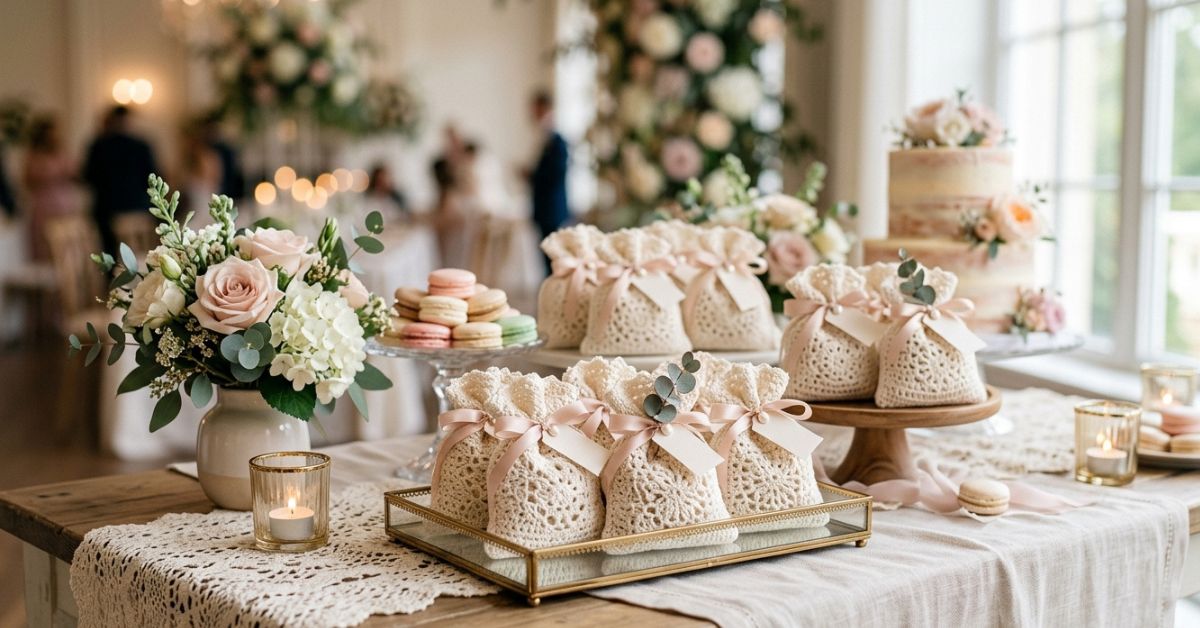 Borsetta bomboniera uncinetto tutorial sacchetti confetto eleganti per i tuoi eventi