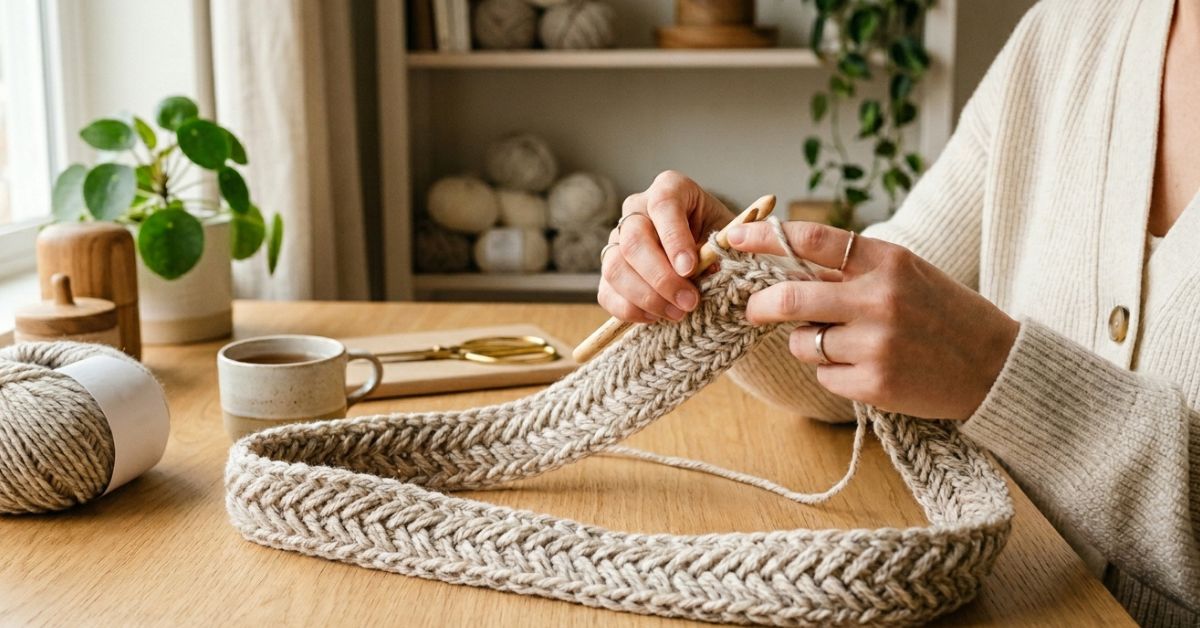 Tutorial manico borsa uncinetto la guida per creare tracolle robuste a punto spiga subito