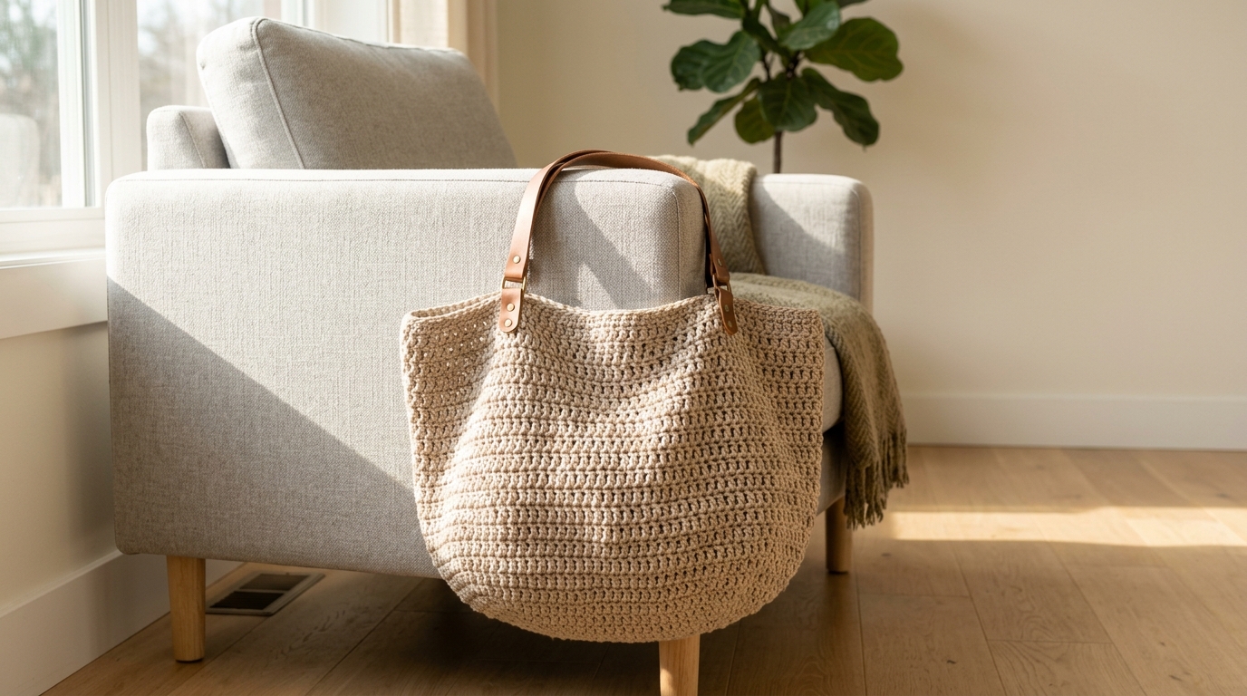 Borse uncinetto grandi tutorial: passaggi chiari per creare una maxi shopper capiente