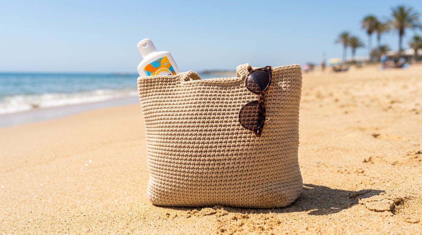 Borsa da spiaggia uncinetto tutorial: il modello perfetto in cotone che resiste alla sabbia