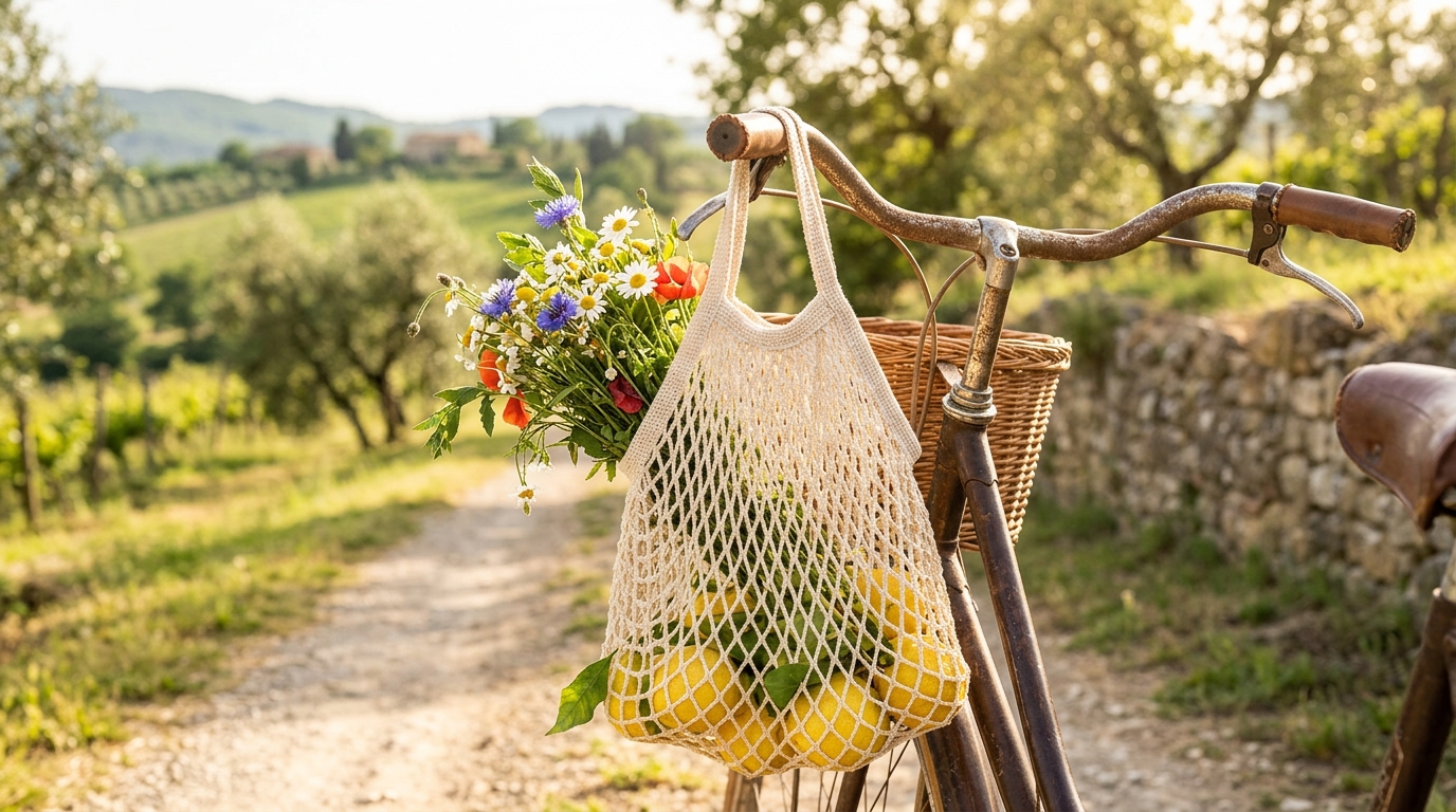 Borsa uncinetto a rete tutorial: il modello ecologico e traforato perfetto per la spesa