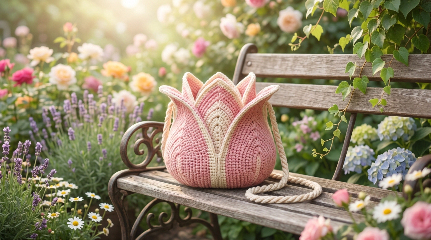 Borsa uncinetto punto nocciolina tutorial: come creare la bellissima trama in rilievo 3D