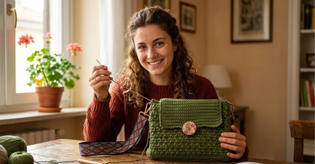 Borse uncinetto con cordino tutorial trucchi per lavorare questo filato senza fatica